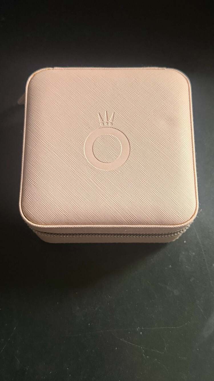 Pandora Light Pink Travel Zippered Jewelry Box Organizer